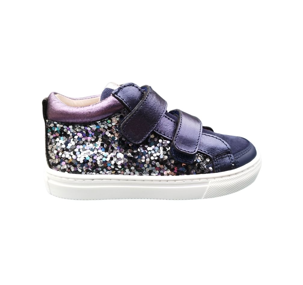 Acebos sneaker donkerblauw met glitter