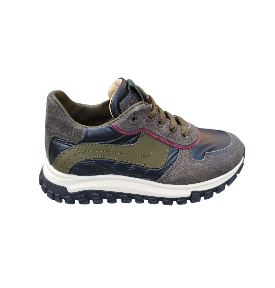 ZEDO Sneakers Kaki/zwart