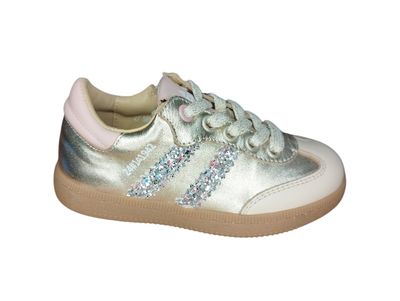 Acebos sportieve sneaker goud + roze