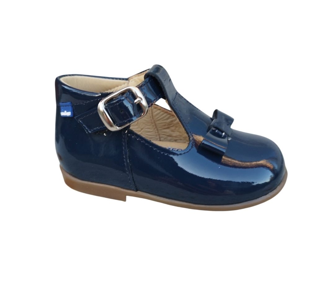 Stabifoot Ballerina blauw met strikje