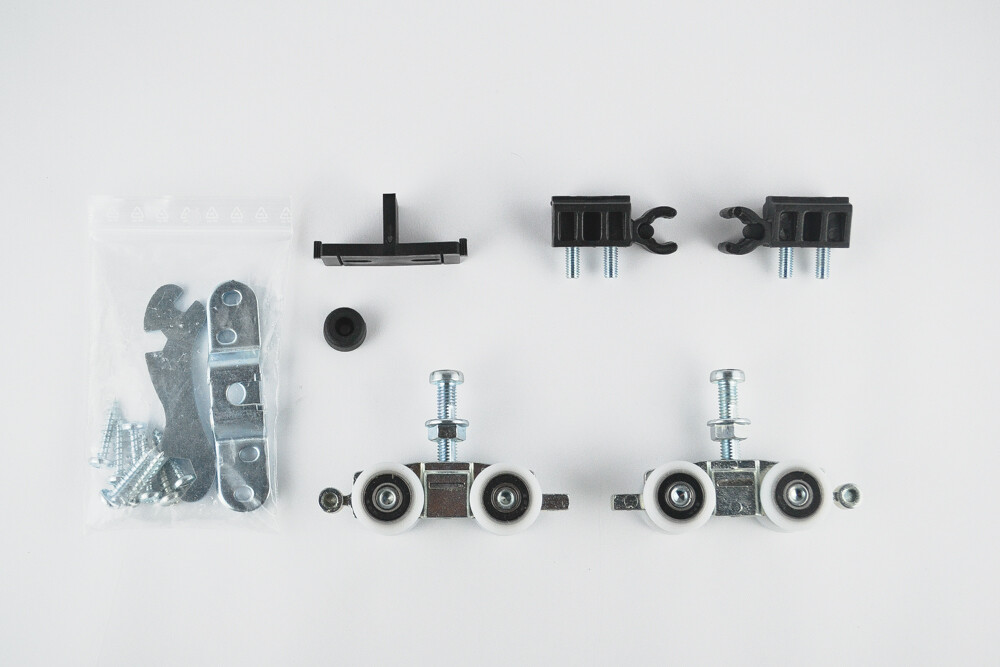 Schuifdeursysteem X5 Kit (2 regelbare stops) incl. rail