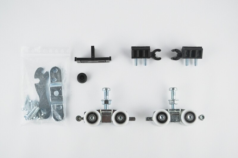 Schuifdeursysteem X5 Kit (2 regelbare stops) incl. rail