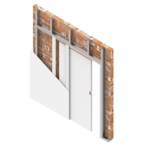 X5D wall schuifdeursysteem (dubbele beplating) 2115-2435mm