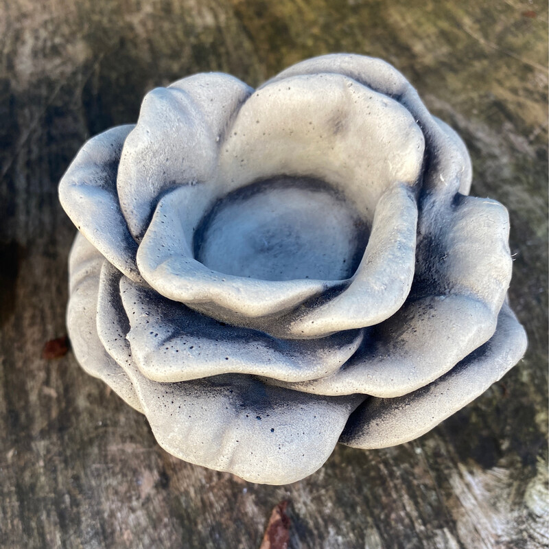 Roos theelichthouder