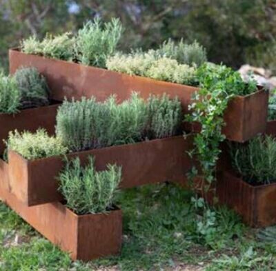 Bloembak Brick L120x15x15cm