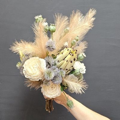 Bruidsboeket FTB-109 in zijde bloemen