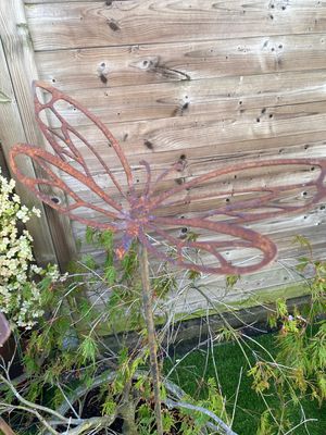 Vlinder uitgesneden b32/stang Vlinder uitgesneden b32/stang