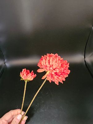 Mum spray 63cm orange