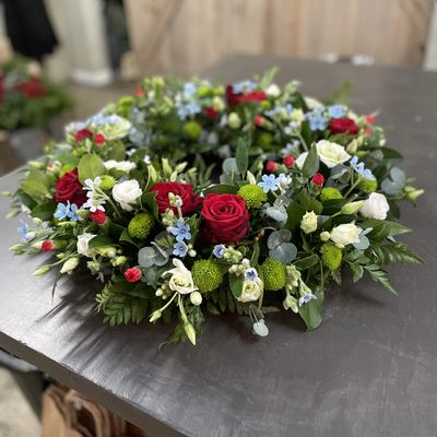 Krans FRK-207 blauw-rood