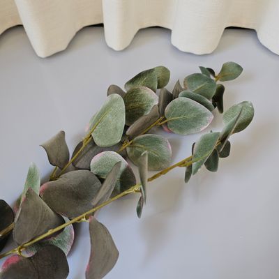 Eucalyptus spray X3 77cm GREEN PINK