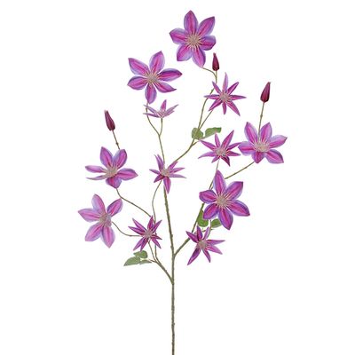 Large clematis spray lavender 125cm Large clematis spray lavender 125cm