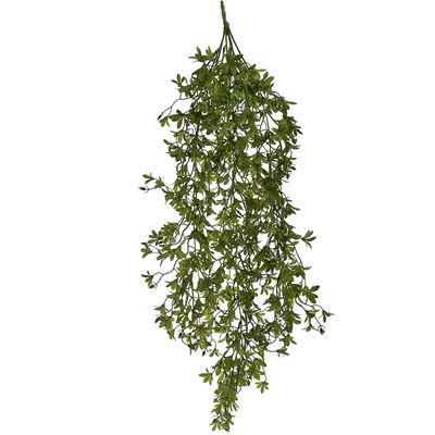 Hanging leaves bush 80cm green
