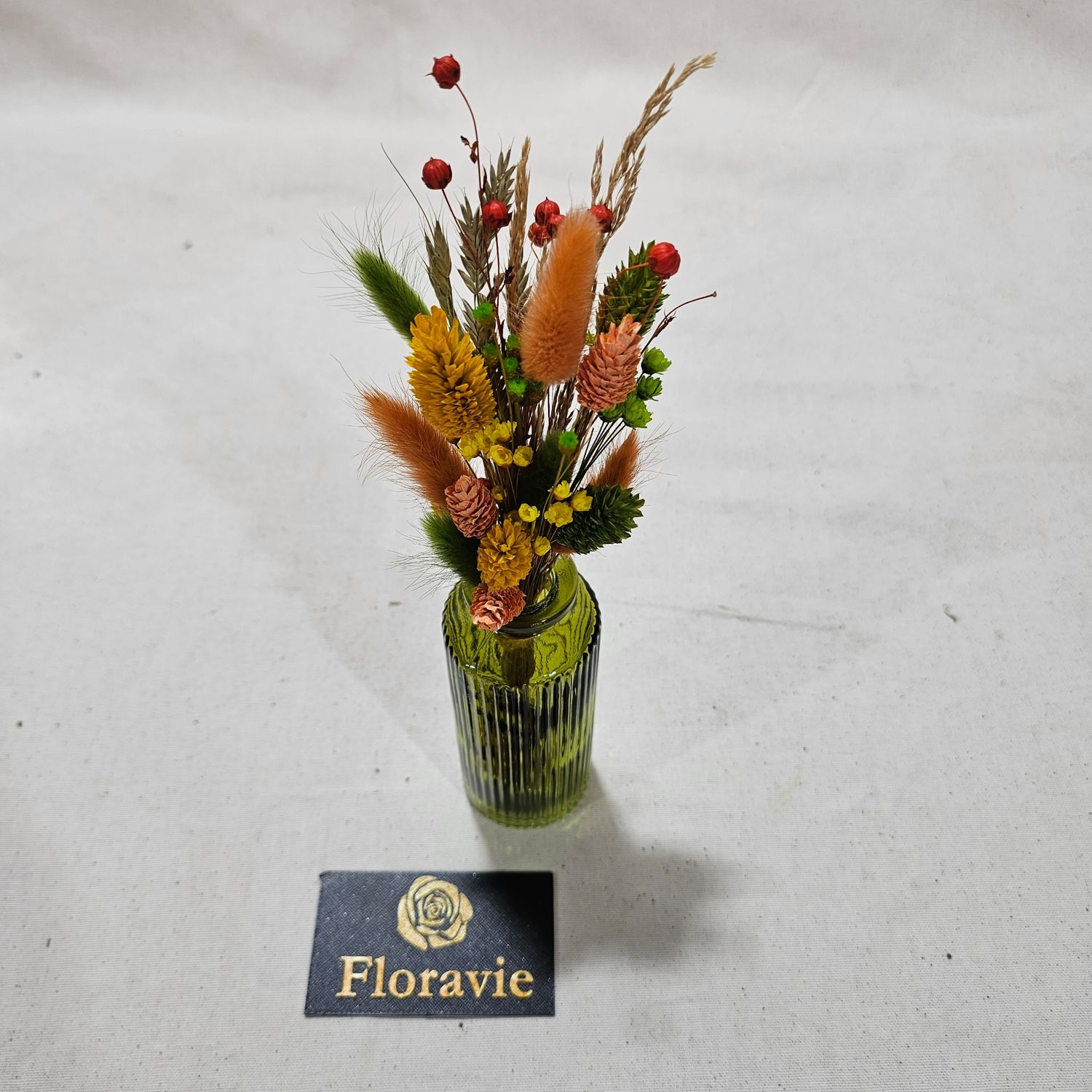 Vaasje droogbloemen, Belle D'avalane Vaasje droogbloemen, Belle D'avalane