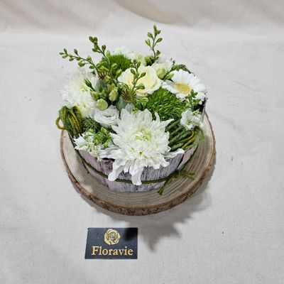 Bloemstuk taartje Bloemstuk taartje