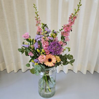 Vaasboeket FRV-902 Pastel