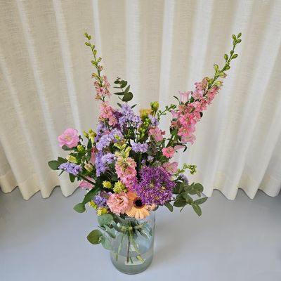 Vaasboeket FRV-902 Pastel