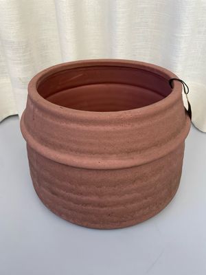 Orch.pot D29,5 CHIVE BRICK