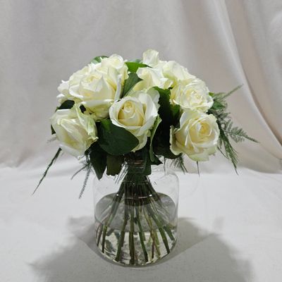Rozen boeket FBR-400 Wit Rozen boeket FBR-400 Wit