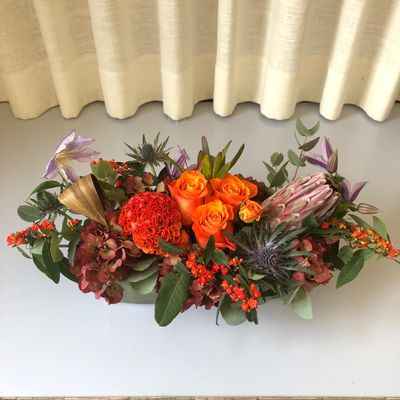 Model 03: Bloemstuk Langwerpig herftstinten