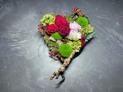 Hart FRH-307 kleurrijk hout