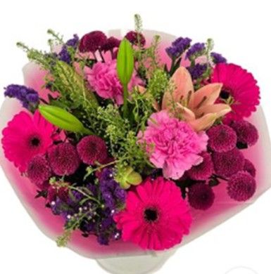 boeket medium purper boeket medium purper