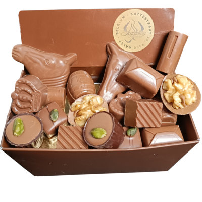 Assortiment pralines - melk chocolade