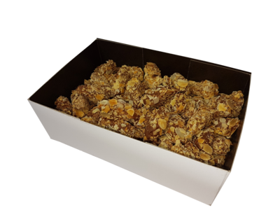 Schilfertruffels met amandelen