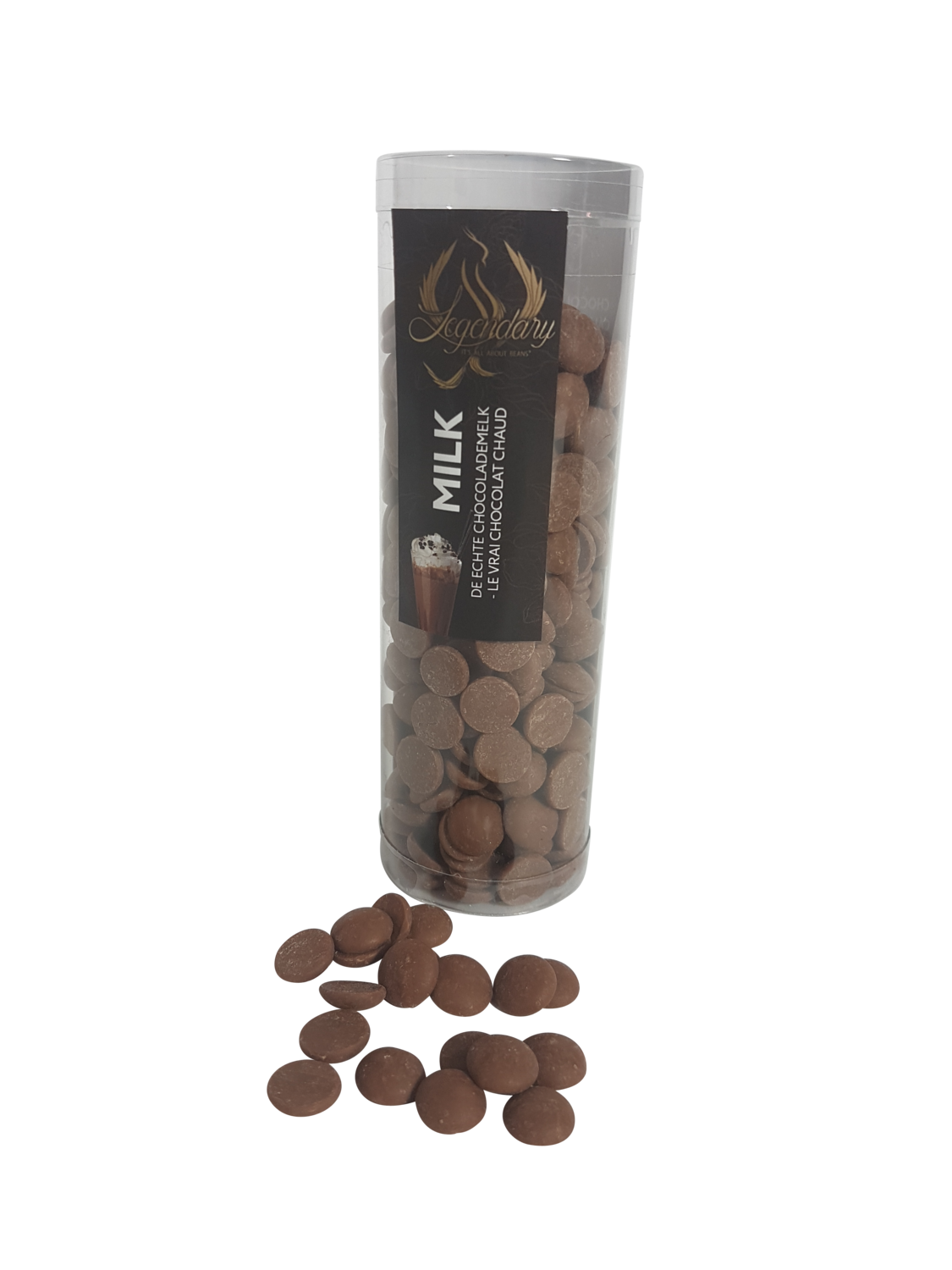Callebaut Callets - Belgian milk chocolate - 175 gram tube