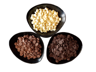 Callebaut Callets - Belgian originals chocolate set (Milk+Dark+White)