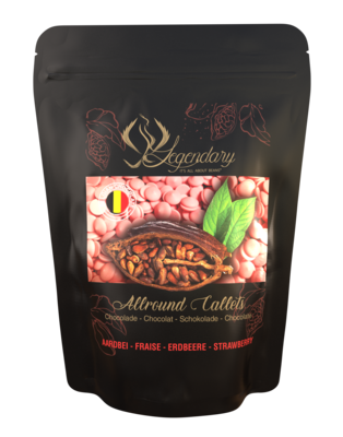 Callebaut Callets - Belgische aardbei chocolade (250gr-500gr-1Kg)