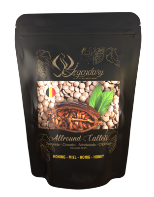 Callebaut Callets - Belgische honing chocolade (250 gr-500gr-1Kg)
