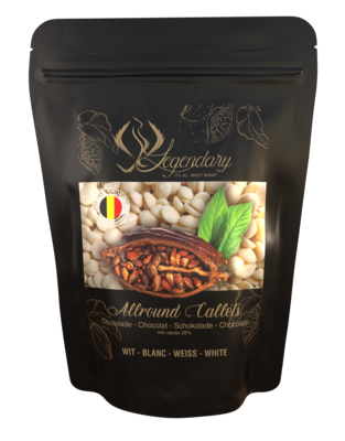 Callebaut Callets - Belgische witte chocolade - W2 (250gr-500gr-1Kg)