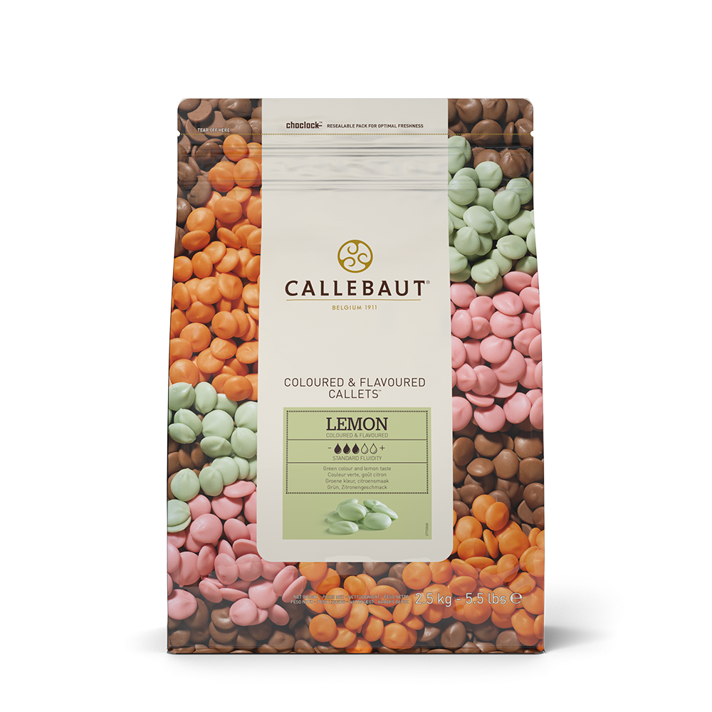 Callebaut Callets - Citroen - 2,5 kg (lemon)