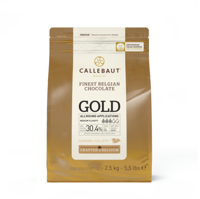 Callebaut Callets - Gold - 2,5 kg (30.4 % cacao solids)