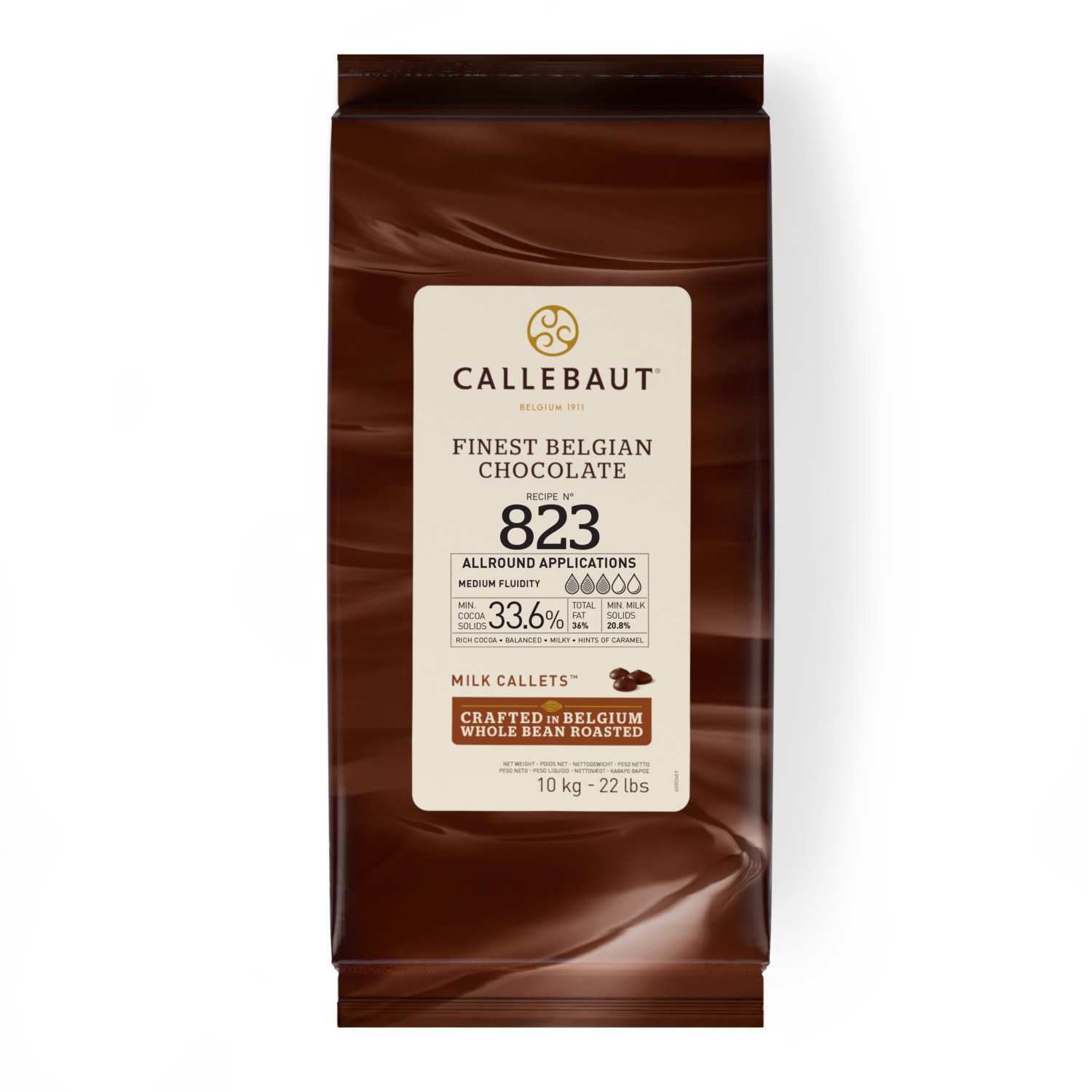 Callebaut Callets - Melk 823 - 10 kg (33.6 % cacao solids)