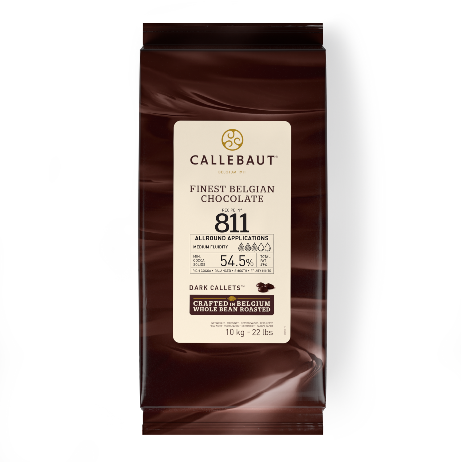 Callebaut Callets - Puur 811 - 10 kg (54.5 % cacao solids)