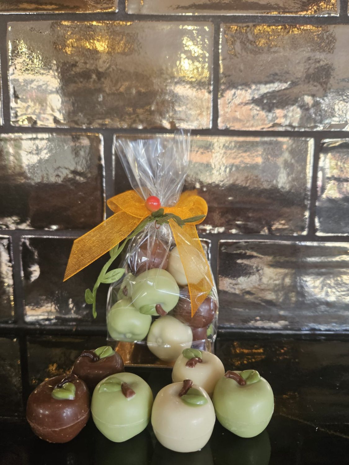 Gevulde chocolade appeltjes