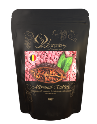 Callebaut Callets - Belgische Ruby Schokolade (250gr-500gr-1kg)