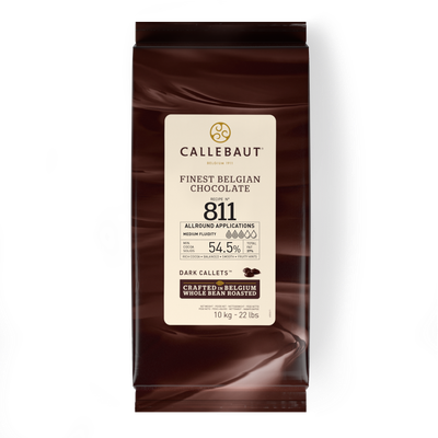 Callebaut Callets – Zartbitter 811 – 10 kg (54,5 % Kakaomasse)