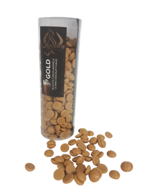 Callebaut Callets - Belgian gold chocolate - 175 gram tube