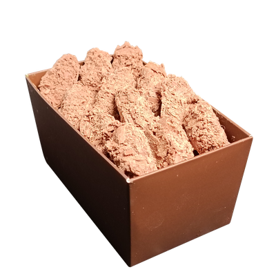 Schilfertruffels met melk chocolade