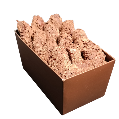 Schilfertruffels met donkere chocolade 77%