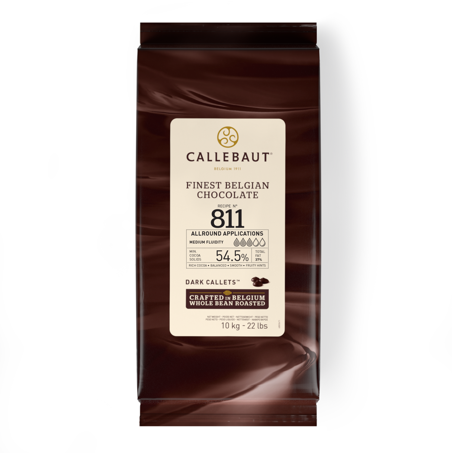 Callebaut Callets – Zartbitter 811 – 10 kg (54,5 % Kakaomasse)