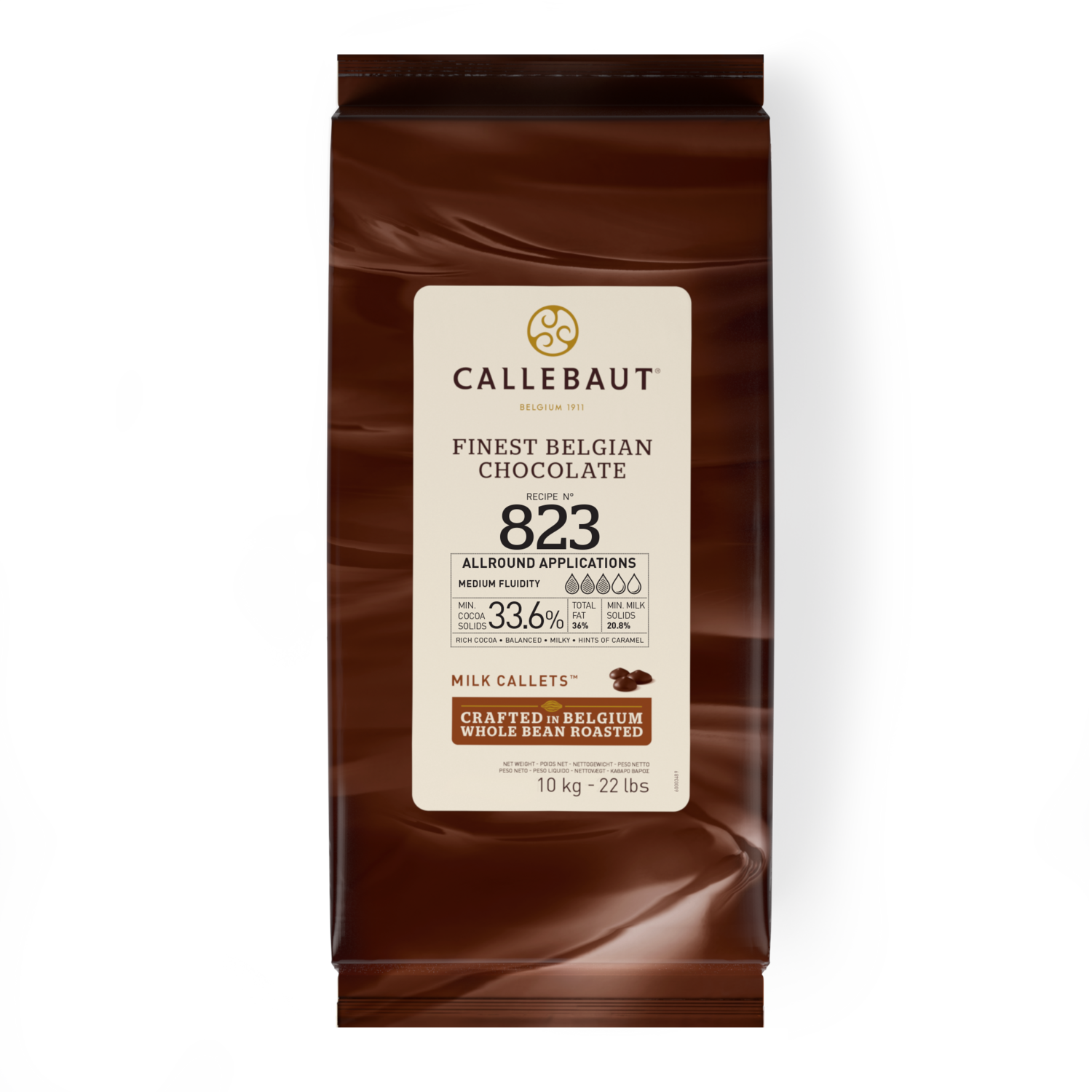 Callebaut Callets - Milch 823 - 10 kg (33,6 % Kakaomasse)