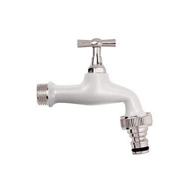 Colortap buitenkraan wit 1/2&quot;