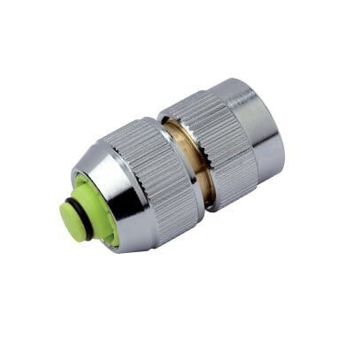 Colortap chroom slangstuk waterstop + spanmoer 16-19mm