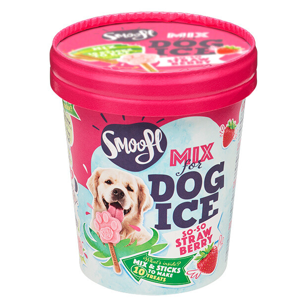 Smoofle Dog Ice - Strawberry