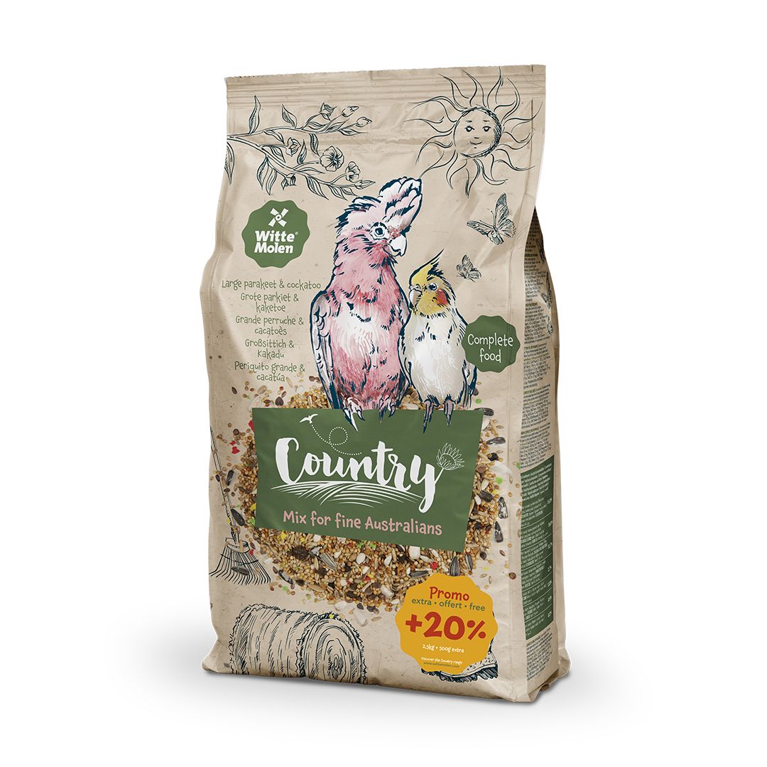 Country grote parkiet &amp; kaketoe