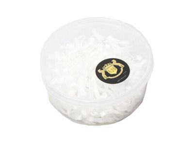 ELASTIEKJES VOOR DE MANEN UIT SILICONE 250ST WIT