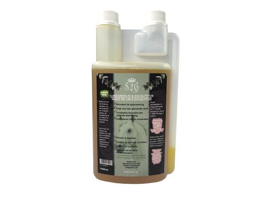 Lijnolie koude persing Eucalyptus 1 L